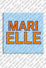 ART-DOMINO® BY SABINE WELZ Marielle - Magnet mit dem Vornamen Marielle