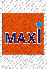 ART-DOMINO® BY SABINE WELZ Maxi - Magnet mit dem Vornamen Maxi