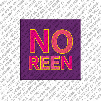 ART-DOMINO® BY SABINE WELZ Noreen - Magnet with the name Noreen