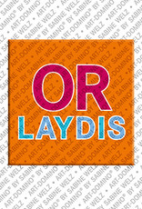 MAGNET-STORIES Orlaydis - Magnet mit dem Vornamen Orlaydis