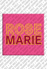 ART-DOMINO® BY SABINE WELZ Rosemarie - Magnet with the name Rosemarie