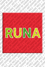 MAGNET-STORIES Runa - Magnet with the name Runa