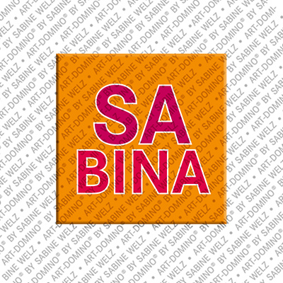 MAGNET-STORIES Sabina - Magnet with the name Sabina
