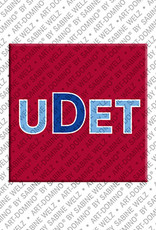 ART-DOMINO® BY SABINE WELZ Udet - Magnet with the name Udet