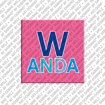MAGNET-STORIES Wanda - Magnet mit dem Vornamen Wanda