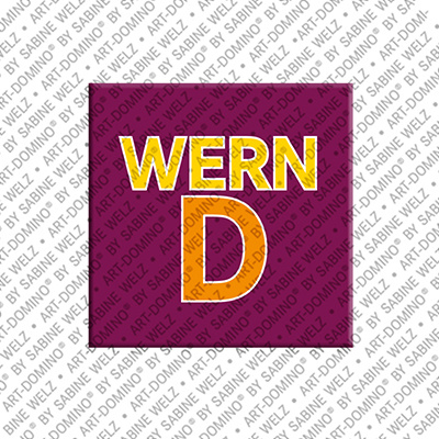 MAGNET-STORIES Wernd - Magnet with the name Wernd