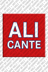 MAGNET-STORIES Alicante - Lettrage