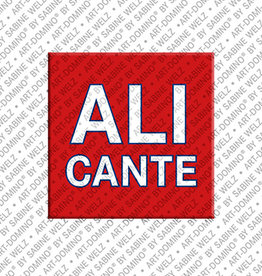 ART-DOMINO® BY SABINE WELZ Magnet - Spain - Alicante - 00