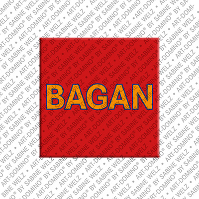 ART-DOMINO® BY SABINE WELZ Bagan - Schriftzug
