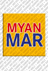 ART-DOMINO® BY SABINE WELZ Myanmar - Lettering