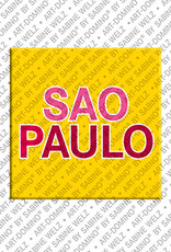 ART-DOMINO® BY SABINE WELZ Sao Paulo - Lettrage