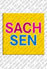 ART-DOMINO® BY SABINE WELZ Sachsen - Schriftzug