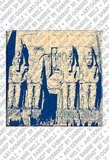 ART-DOMINO® BY SABINE WELZ Ägypten - Abu Simbel - Tempelanlage für Ramses II - 2