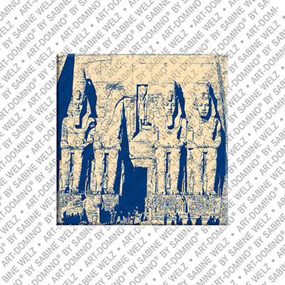 ART-DOMINO® BY SABINE WELZ Egypt - Abu Simbel - Temple complex for Ramses II - 2