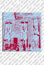 ART-DOMINO® BY SABINE WELZ Egypt - Abu Simbel - Temple Hathor pour Néfertari