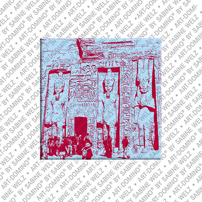 MAGNET-STORIES Egypt - Abu Simbel - Temple Hathor pour Néfertari