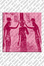 MAGNET-STORIES Ägypten - Hathor Tempel - Relief Nefertari