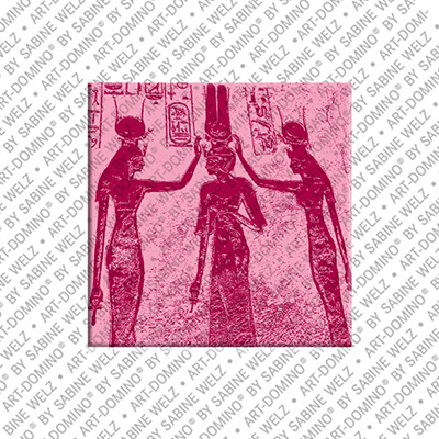 MAGNET-STORIES Egypt - Hathor Temple - Relief Nefertari