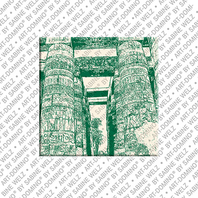 MAGNET-STORIES Egypte - Louxor: salle des piliers du complexe du temple de Karnak