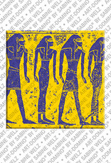 MAGNET-STORIES Egypte - Louxor Ouest: Vallée des Rois illustration de la tombe de Ramsès IX
