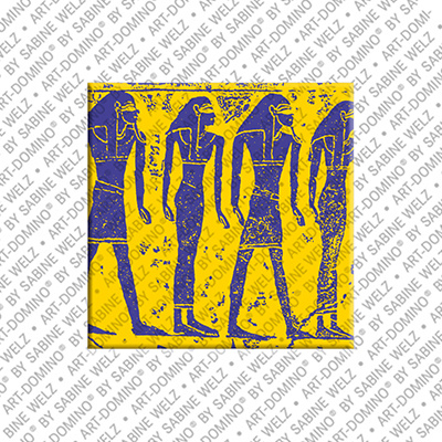 MAGNET-STORIES Egypte - Louxor Ouest: Vallée des Rois illustration de la tombe de Ramsès IX