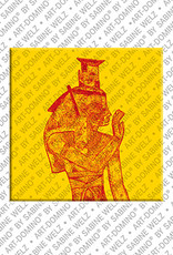 ART-DOMINO® BY SABINE WELZ Ägypten - Luxor West: Tal der Könige-Abbildung Königin Tausert