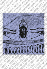 MAGNET-STORIES Ägypten - Tal der Könige Malerei Scarabäus im K.V.6  Ramses IX