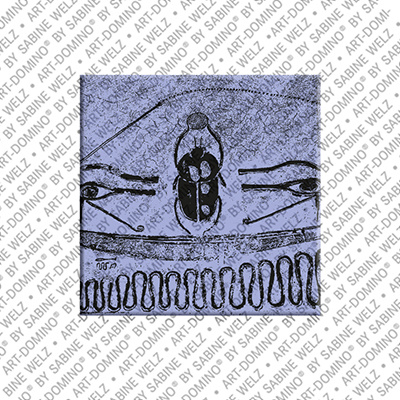 MAGNET-STORIES Egypte - Vallée des Rois peignant Scarab dans K.V.6 Ramsès IX