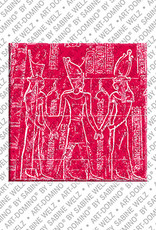 MAGNET-STORIES Egypte - Chnum avec couronne de Haute et Basse Egypte
