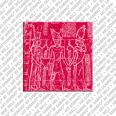 MAGNET-STORIES Egypte - Chnum avec couronne de Haute et Basse Egypte