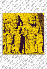 ART-DOMINO® BY SABINE WELZ Egypt - Abu Simbel - Temple Complex for Ramses II - 2 figures on the right