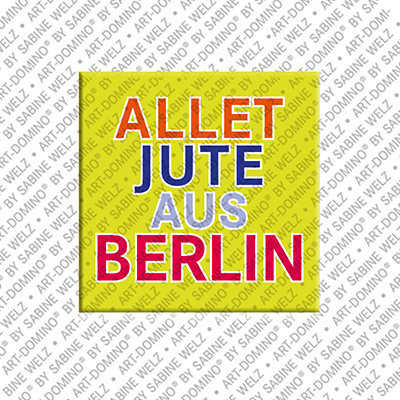 MAGNET-STORIES Allet Jute aus Berlin – Magnet mit Spass-Text
