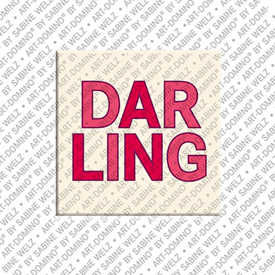 MAGNET-STORIES Darling - Magnet mit Text
