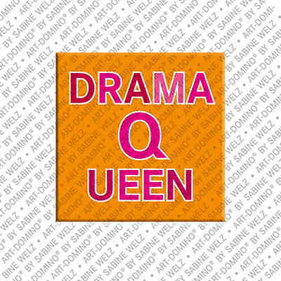 MAGNET-STORIES Drama-Queen - magnet with text