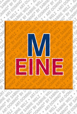 MAGNET-STORIES Meine - Magnet mit Text