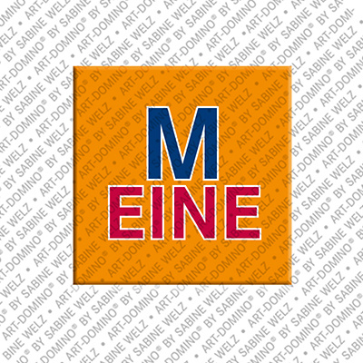 MAGNET-STORIES Meine - magnet with text