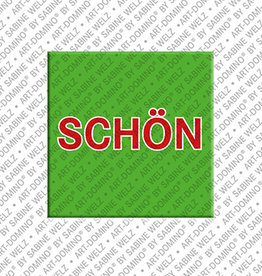 ART-DOMINO® BY SABINE WELZ Aimant - SCHÖN