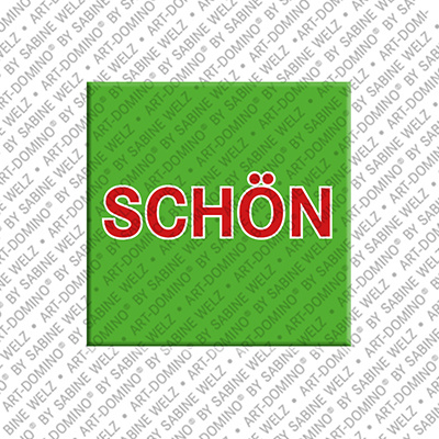 MAGNET-STORIES Schön - Aimant avec un texte