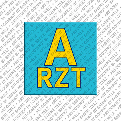 MAGNET-STORIES Arzt - magnet with text