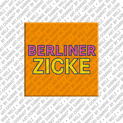 MAGNET-STORIES Berliner Zicke - Magnet mit Text