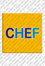 MAGNET-STORIES Chef - Aimant avec un texte