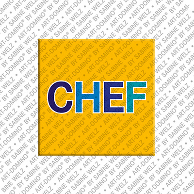 MAGNET-STORIES Chef - magnet with text