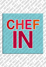 MAGNET-STORIES Chefin - Magnet mit Text