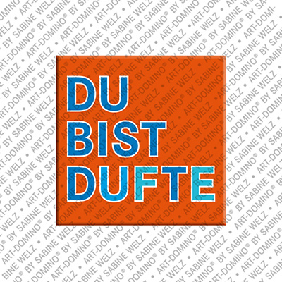MAGNET-STORIES Du bist Dufte - magnet with text
