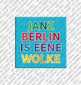 ART-DOMINO® BY SABINE WELZ Aimant - Berlin - JANZ BERLIN IS EENE WOLKE