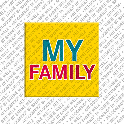 MAGNET-STORIES My Family - Magnet mit Text