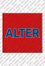 MAGNET-STORIES Alter - Magnet mit Text