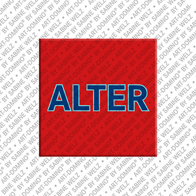 MAGNET-STORIES Alter - Magnet mit Text