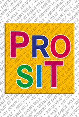 MAGNET-STORIES Prosit- Aimant avec un texte