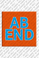 MAGNET-STORIES Abend - Magnet mit Text